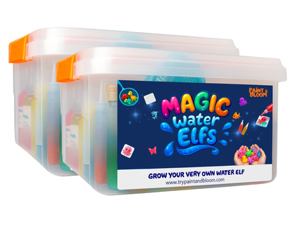 Container of Magic Water Elves with colorful packaging on a white background-fr-de-nl-es-da-it-ar-cl-co-cr-ec-mx-pa-pe-uy-us